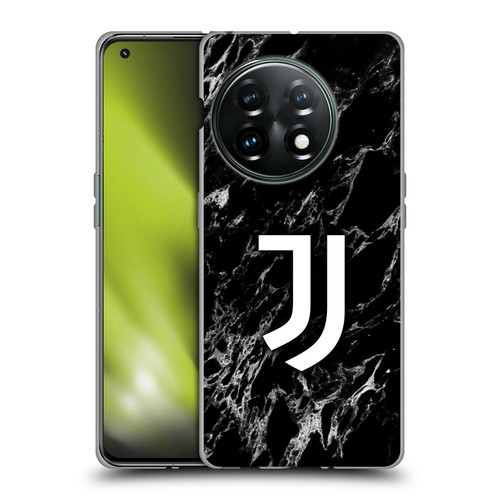 Juventus Football Club Marble Black Soft Gel Case for OnePlus 11 5G