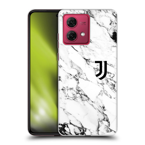 Juventus Football Club Marble White Soft Gel Case for Motorola Moto G84 5G