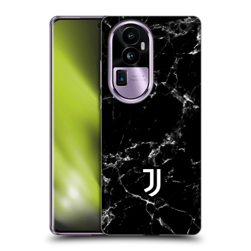 Juventus Football Club Marble Black 2 Soft Gel Case for OPPO Reno10 Pro+