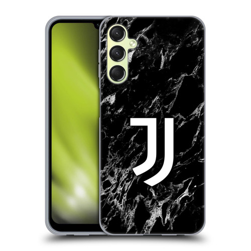 Juventus Football Club Marble Black Soft Gel Case for Samsung Galaxy A24 4G / M34 5G