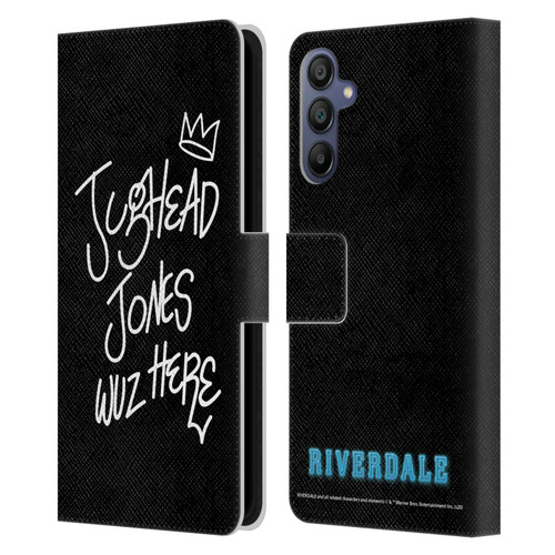 Riverdale Graphic Art Jughead Wuz Here Leather Book Wallet Case Cover For Samsung Galaxy A15