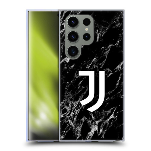 Juventus Football Club Marble Black Soft Gel Case for Samsung Galaxy S24 Ultra 5G
