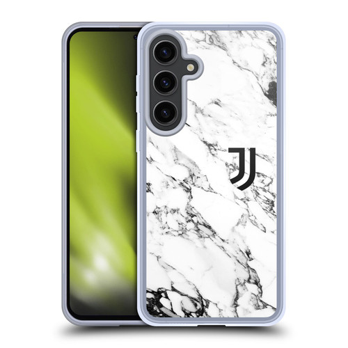 Juventus Football Club Marble White Soft Gel Case for Samsung Galaxy S24+ 5G