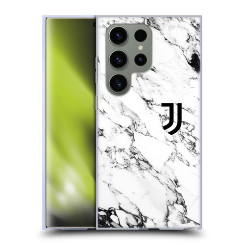 Juventus Football Club Marble White Soft Gel Case for Samsung Galaxy S24 Ultra 5G