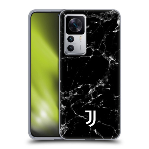 Juventus Football Club Marble Black 2 Soft Gel Case for Xiaomi 12T 5G / 12T Pro 5G / Redmi K50 Ultra 5G