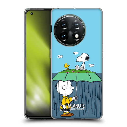 Peanuts Halfs And Laughs Charlie, Snoppy & Woodstock Soft Gel Case for OnePlus 11 5G
