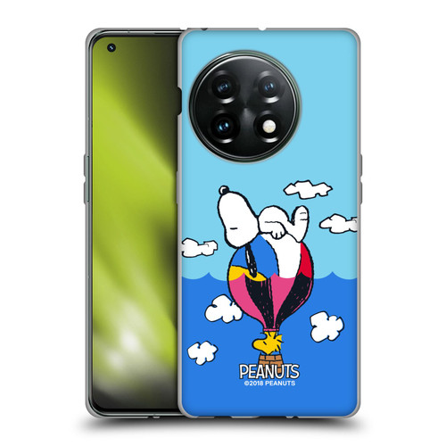 Peanuts Halfs And Laughs Snoopy & Woodstock Balloon Soft Gel Case for OnePlus 11 5G