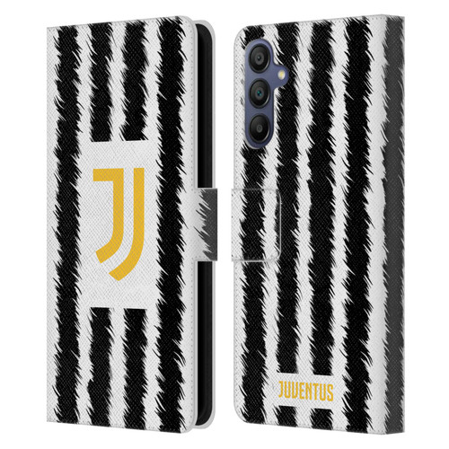Juventus Football Club 2023/24 Match Kit Home Leather Book Wallet Case Cover For Samsung Galaxy A15