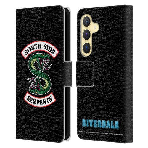 Riverdale Graphic Art South Side Serpents Leather Book Wallet Case Cover For Samsung Galaxy S24 5G