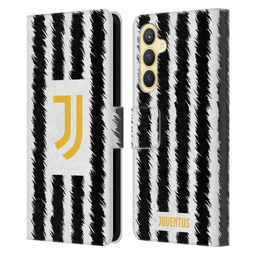 Juventus Football Club 2023/24 Match Kit Home Leather Book Wallet Case Cover For Samsung Galaxy S23 FE 5G