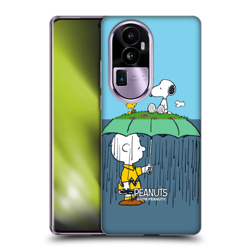 Peanuts Halfs And Laughs Charlie, Snoppy & Woodstock Soft Gel Case for OPPO Reno10 Pro+