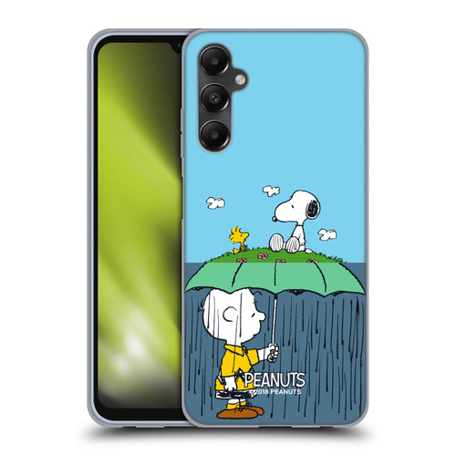 Peanuts Halfs And Laughs Charlie, Snoppy & Woodstock Soft Gel Case for Samsung Galaxy A05s
