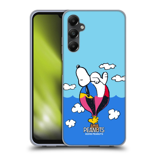 Peanuts Halfs And Laughs Snoopy & Woodstock Balloon Soft Gel Case for Samsung Galaxy A05s