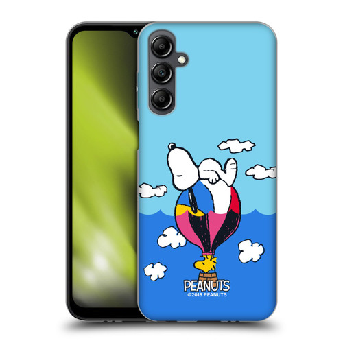 Peanuts Halfs And Laughs Snoopy & Woodstock Balloon Soft Gel Case for Samsung Galaxy M14 5G