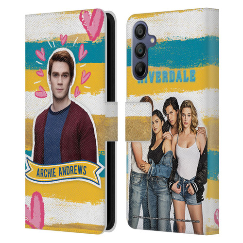 Riverdale Graphics Archie Andrews Leather Book Wallet Case Cover For Samsung Galaxy A15