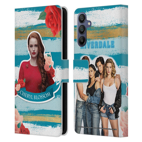 Riverdale Graphics Cheryl Blossom Leather Book Wallet Case Cover For Samsung Galaxy A15