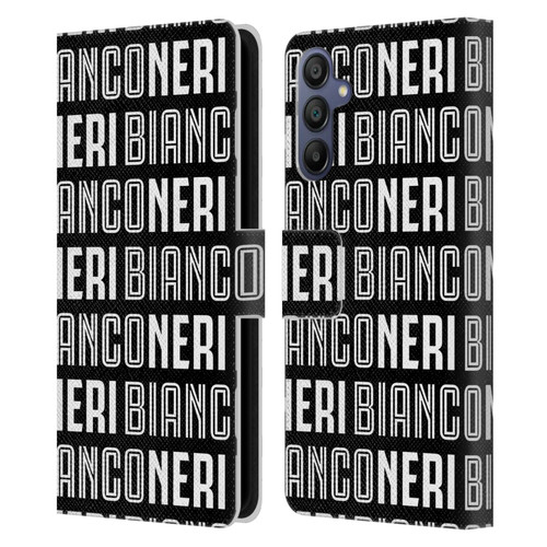 Juventus Football Club Type Bianconeri Leather Book Wallet Case Cover For Samsung Galaxy A15
