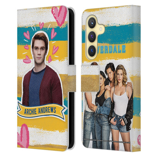Riverdale Graphics Archie Andrews Leather Book Wallet Case Cover For Samsung Galaxy S24 5G