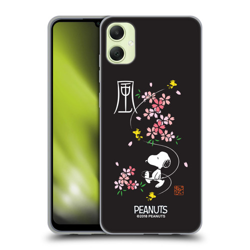 Peanuts Oriental Snoopy Cherry Blossoms Soft Gel Case for Samsung Galaxy A05