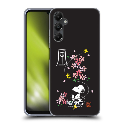 Peanuts Oriental Snoopy Cherry Blossoms Soft Gel Case for Samsung Galaxy A05s