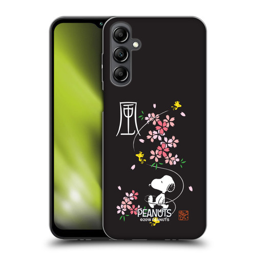 Peanuts Oriental Snoopy Cherry Blossoms Soft Gel Case for Samsung Galaxy M14 5G