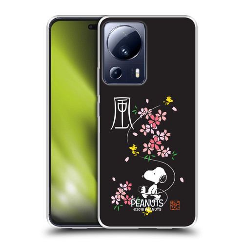 Peanuts Oriental Snoopy Cherry Blossoms Soft Gel Case for Xiaomi 13 Lite 5G