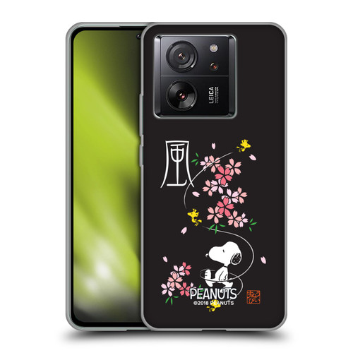 Peanuts Oriental Snoopy Cherry Blossoms Soft Gel Case for Xiaomi 13T 5G / 13T Pro 5G