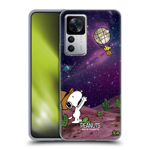 Peanuts Snoopy Space Cowboy Nebula Balloon Woodstock Soft Gel Case for Xiaomi 12T 5G / 12T Pro 5G / Redmi K50 Ultra 5G