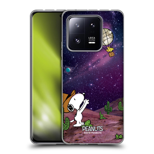 Peanuts Snoopy Space Cowboy Nebula Balloon Woodstock Soft Gel Case for Xiaomi 13 Pro 5G