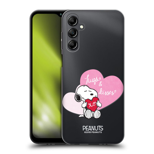 Peanuts Sealed With A Kiss Snoopy Hugs And Kisses Soft Gel Case for Samsung Galaxy M14 5G