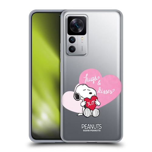 Peanuts Sealed With A Kiss Snoopy Hugs And Kisses Soft Gel Case for Xiaomi 12T 5G / 12T Pro 5G / Redmi K50 Ultra 5G