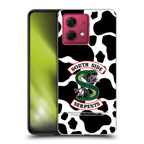 Riverdale South Side Serpents Cow Logo Soft Gel Case for Motorola Moto G84 5G