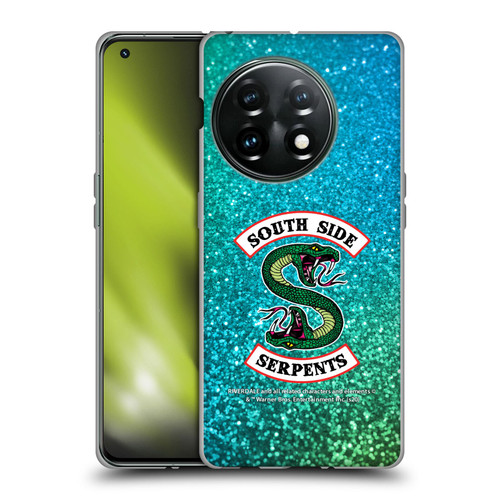Riverdale South Side Serpents Glitter Print Logo Soft Gel Case for OnePlus 11 5G