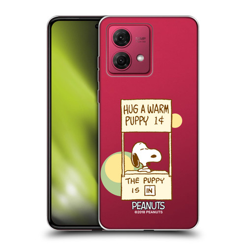 Peanuts Snoopy Hug Warm Soft Gel Case for Motorola Moto G84 5G