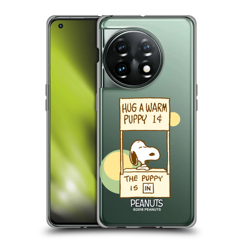 Peanuts Snoopy Hug Warm Soft Gel Case for OnePlus 11 5G
