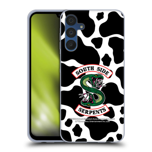 Riverdale South Side Serpents Cow Logo Soft Gel Case for Samsung Galaxy A15