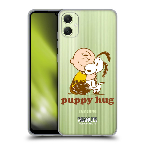 Peanuts Snoopy Hug Charlie Puppy Hug Soft Gel Case for Samsung Galaxy A05