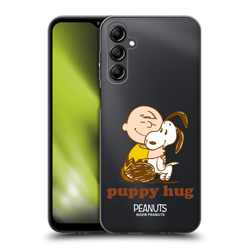 Peanuts Snoopy Hug Charlie Puppy Hug Soft Gel Case for Samsung Galaxy M14 5G