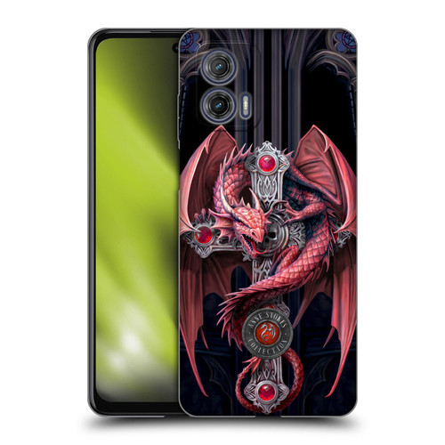 Anne Stokes Dragons Gothic Guardians Soft Gel Case for Motorola Moto G73 5G