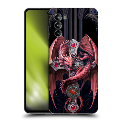 Anne Stokes Dragons Gothic Guardians Soft Gel Case for Motorola Moto G82 5G