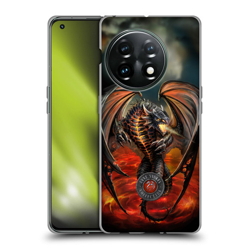Anne Stokes Dragons Lava Soft Gel Case for OnePlus 11 5G