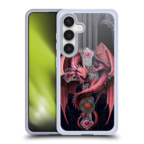Anne Stokes Dragons Gothic Guardians Soft Gel Case for Samsung Galaxy S24 5G
