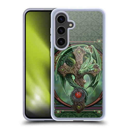 Anne Stokes Dragons Woodland Guardian Soft Gel Case for Samsung Galaxy S24+ 5G