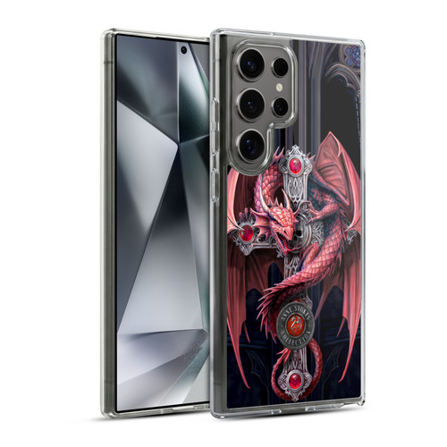 Anne Stokes Dragons Gothic Guardians Soft Gel Case for Samsung Galaxy S24 Ultra 5G