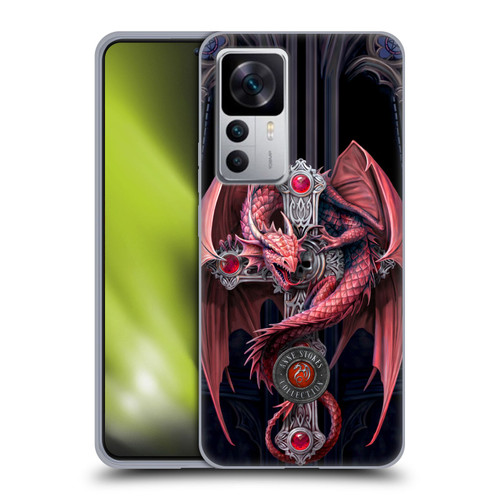 Anne Stokes Dragons Gothic Guardians Soft Gel Case for Xiaomi 12T 5G / 12T Pro 5G / Redmi K50 Ultra 5G