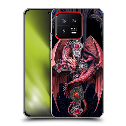 Anne Stokes Dragons Gothic Guardians Soft Gel Case for Xiaomi 13 5G