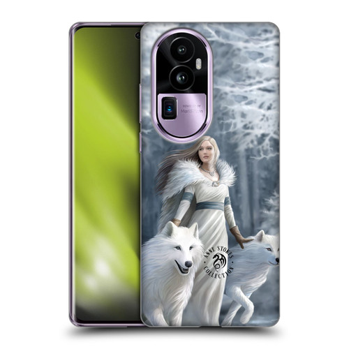 Anne Stokes Wolves Winter Guardians Soft Gel Case for OPPO Reno10 Pro+