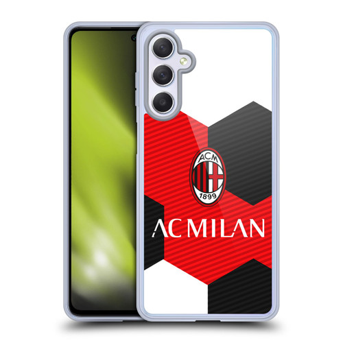 AC Milan Crest Ball Soft Gel Case for Samsung Galaxy M54 5G