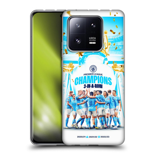 Manchester City Man City FC 2023 Champions Team Poster Soft Gel Case for Xiaomi 13 Pro 5G