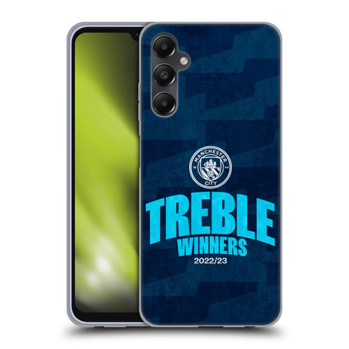 Manchester City Man City FC 2023 Treble Winners Graphics Soft Gel Case for Samsung Galaxy A05s